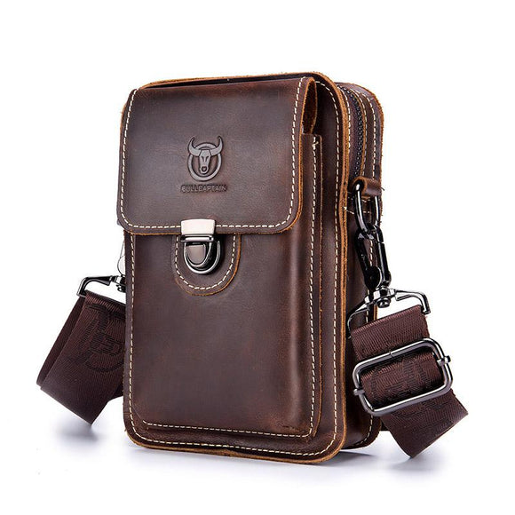 Men Leather Waist Pack Bags