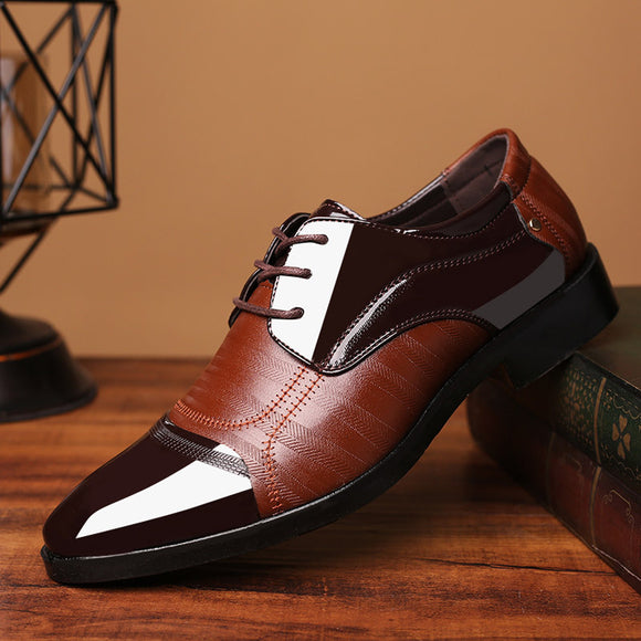 Men Oxford Leather Business Shoe
